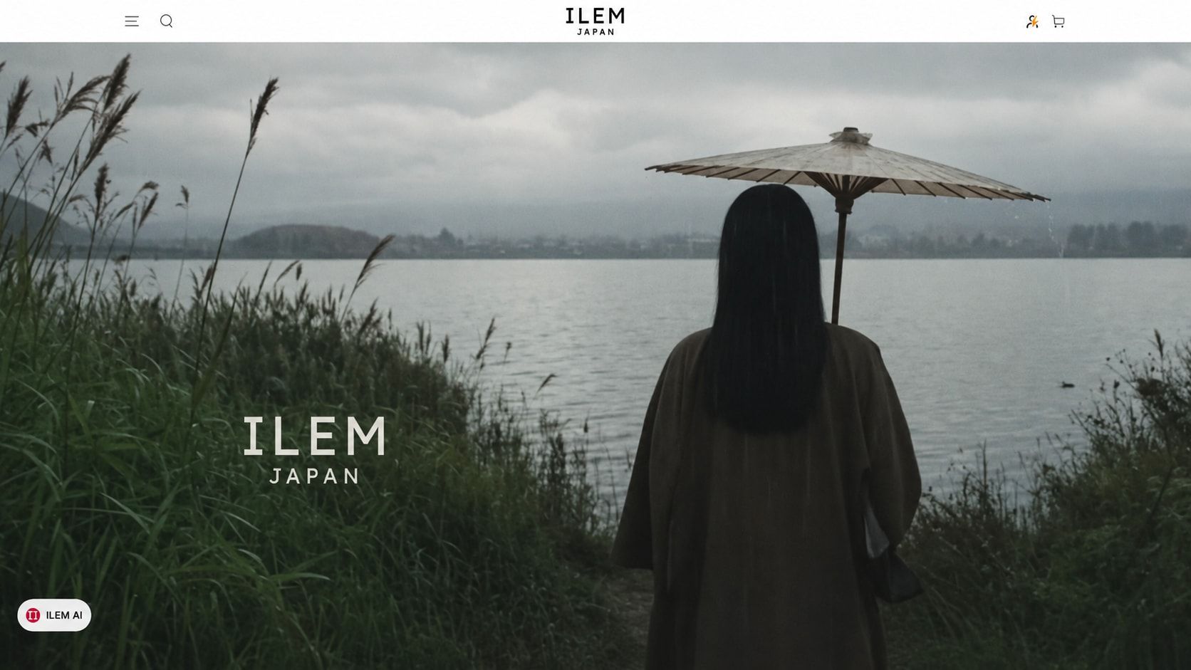 ILEM JAPAN storefront homepage